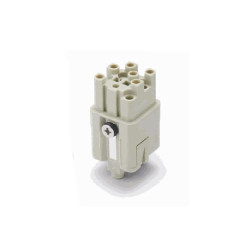 Insert HQ, Raccordement à Sertir, mâle, 12 pin, 10A, Polycarbonate, 3A 